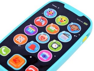 Lasten interaktiivinen puhelin, sininen hinta ja tiedot | Vauvan lelut | hobbyhall.fi