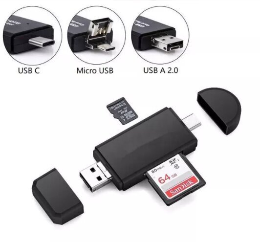 Flash Drive Micro 5in1 hinta ja tiedot | Adapterit | hobbyhall.fi