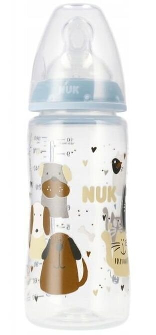 Tuttipullo NUK 216007, 6-18 kuukautta, 300 ml hinta ja tiedot | Tuttipullot ja tarvikkeet | hobbyhall.fi