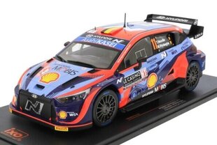 Hyundai i20 N Rally1 #11 Rallye Monte Carlo 2022 T.Neuville/M.Wydaeghe 18RMC112 IXO 1:18 hinta ja tiedot | Pienoismallit | hobbyhall.fi