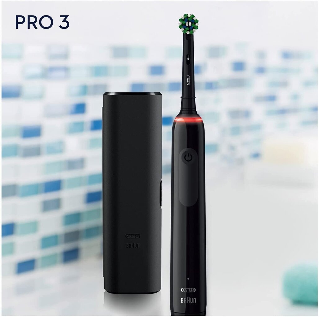 Sähköhammasharja Oral-b Pro 3500 Black edition hinta ja tiedot | Sähköhammasharjat | hobbyhall.fi