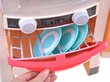 Suuri lasten keittokomero, jossa jääkaappi ja uuni, sininen 100x80x30 hinta ja tiedot | Tyttöjen lelut | hobbyhall.fi
