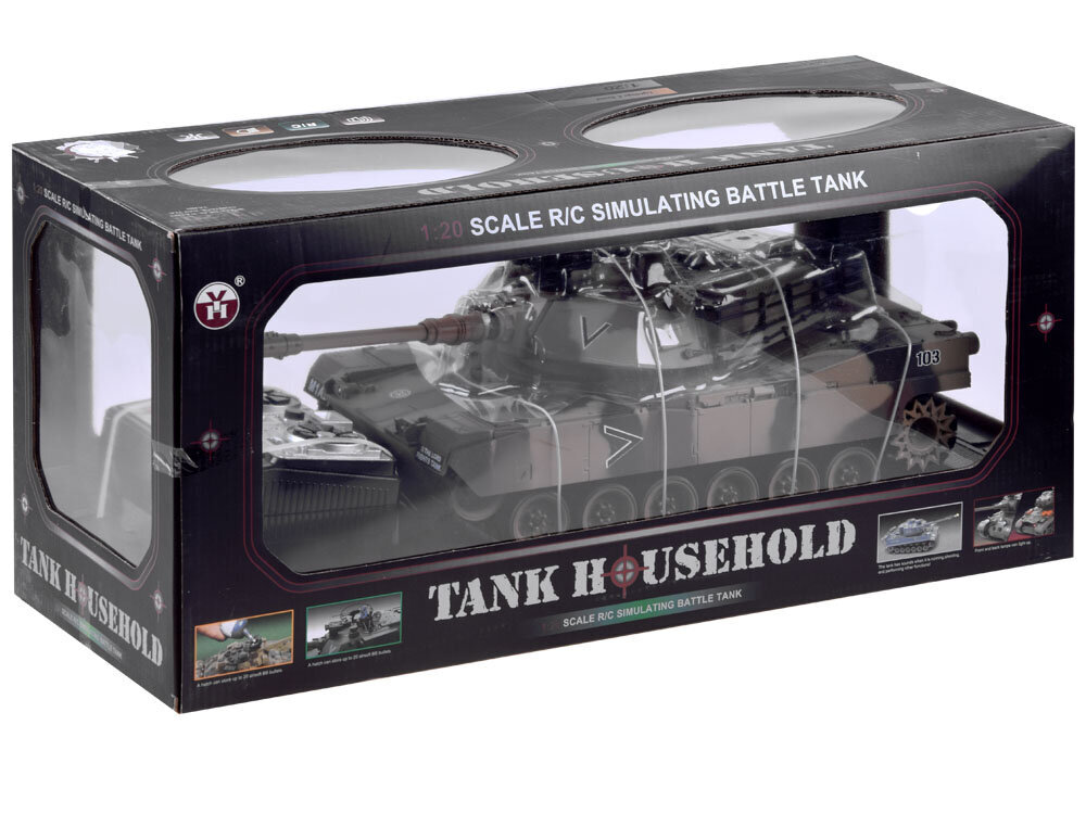 GERMAN TIGER kauko-ohjattava suuri säiliö, keltainen hinta ja tiedot | Poikien lelut | hobbyhall.fi