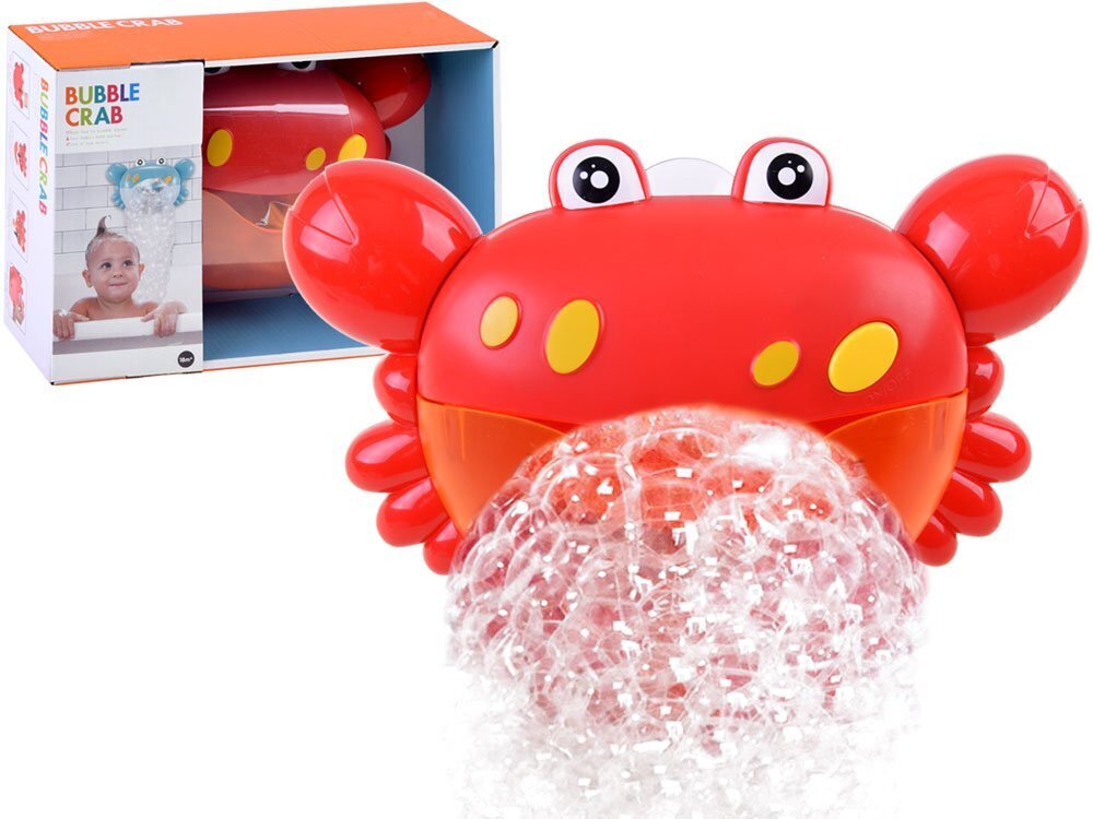 Vuorovaikutteinen kylpylelu "Crab", punainen hinta ja tiedot | Vauvan lelut | hobbyhall.fi