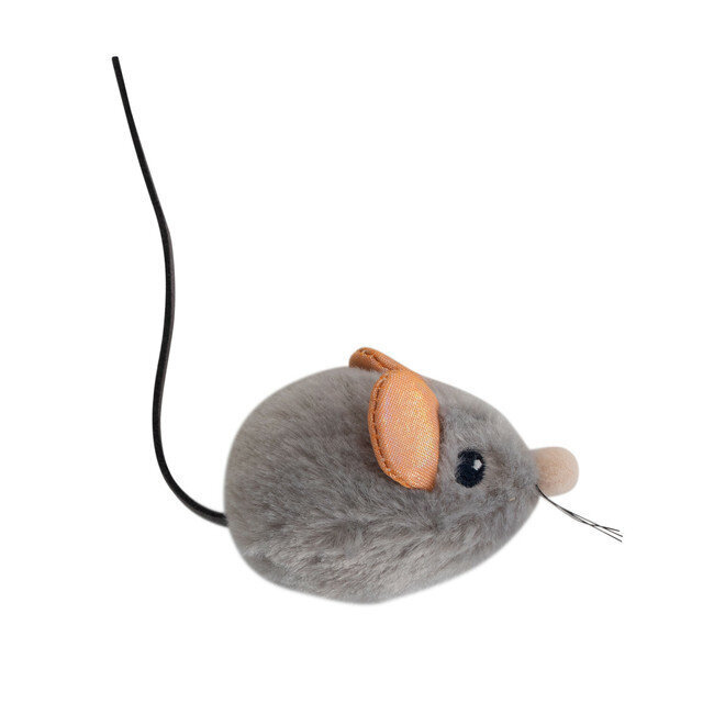 Kissan lelu piip-piip hiiri Petstage, harmaa hinta ja tiedot | Kissan lelut | hobbyhall.fi