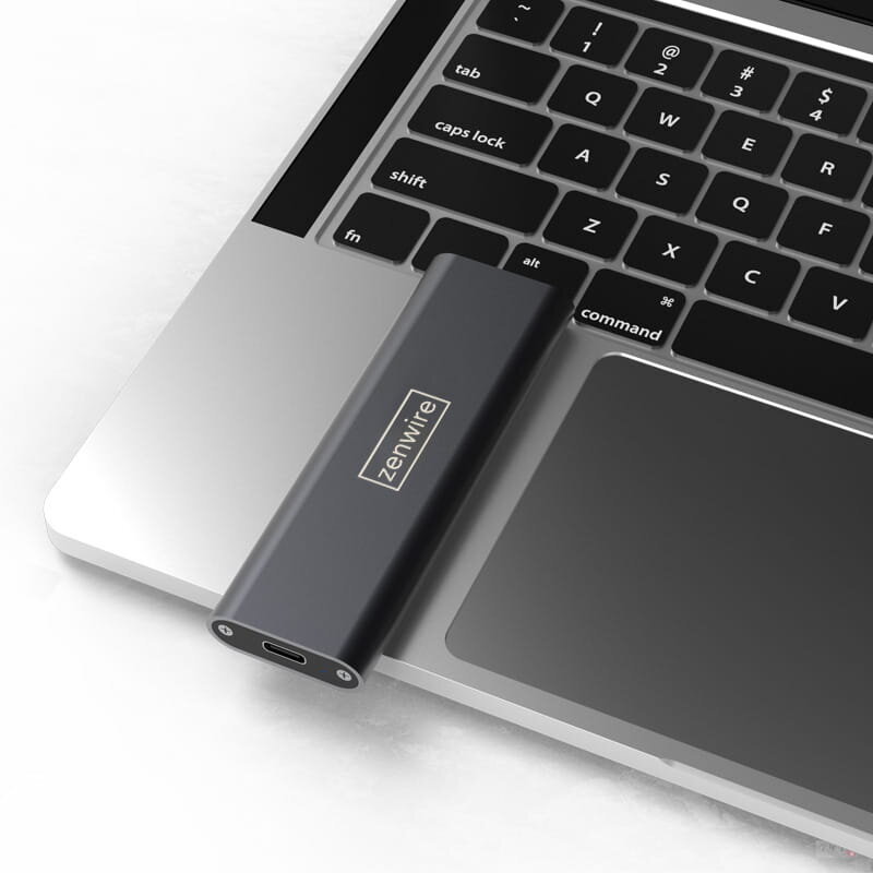 Sovitin M.2 SSD-paikka USB-C m2 SATA-kotelo Zenwire hinta ja tiedot | Ulkoisten kovalevyjen kotelot | hobbyhall.fi