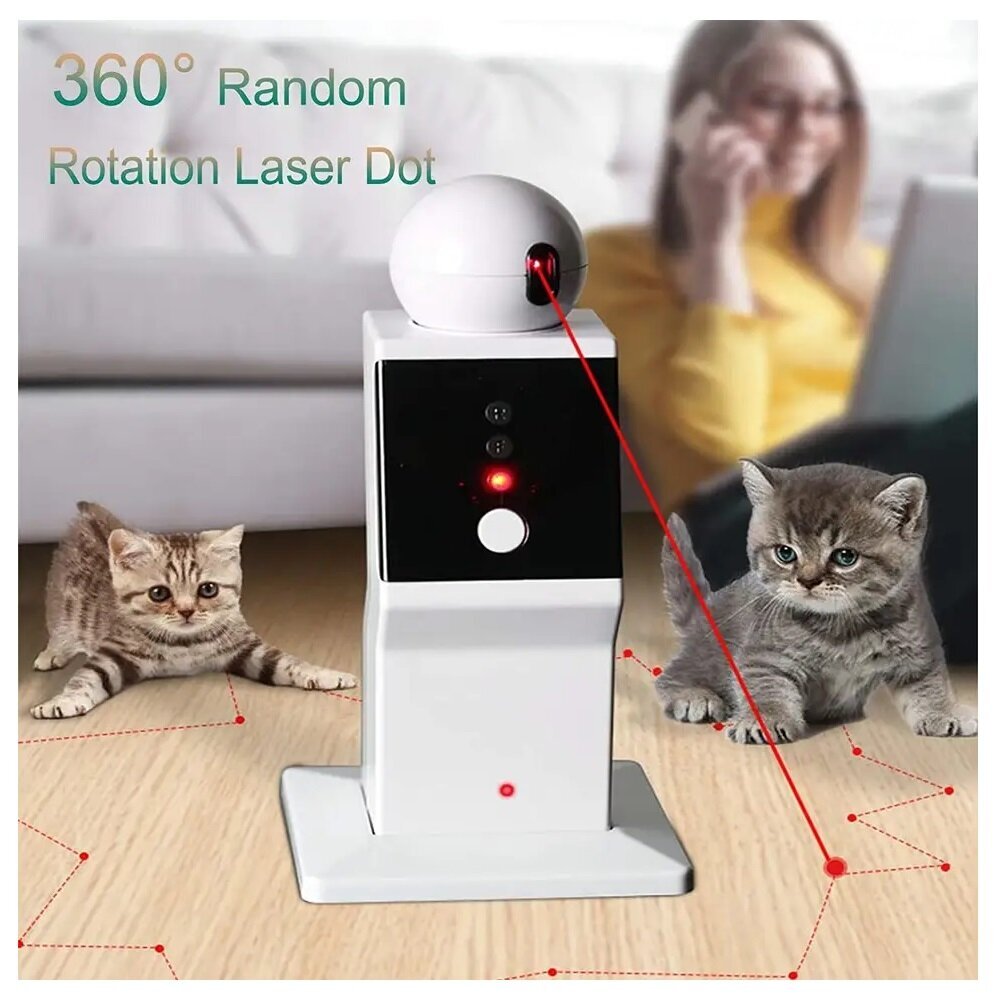 Automaattinen laserlelu kissoille (robotti) hinta ja tiedot | Kissan lelut | hobbyhall.fi