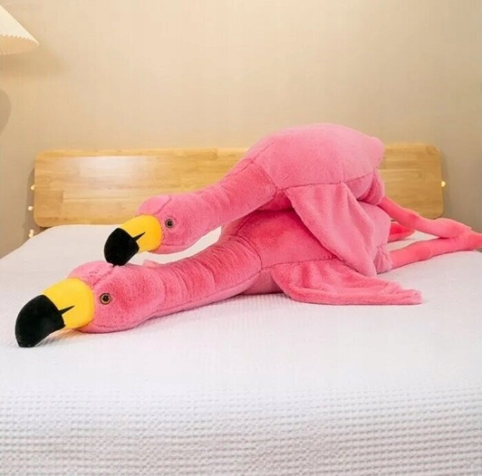 Pehmolelu Flamingo - HappyJoe tyyny, 130 cm hinta ja tiedot | Pehmolelut | hobbyhall.fi