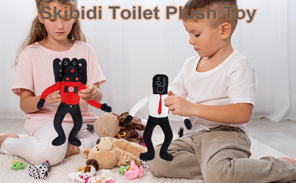 HappyJoe Skibidi Toilet pehmolelusetti 7kpl, 25cm hinta ja tiedot | Pehmolelut | hobbyhall.fi