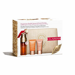 Kasvokosmetiikka lahjasetti naisille Clarins Double Serum & Extra Firming: seerumi, 50 ml + voide, 50 ml + 15 ml hinta ja tiedot | Kasvovoiteet | hobbyhall.fi