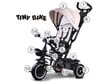 Tiny Bike 3in1 kolmipyörä, jossa kuomu, beige hinta ja tiedot | Kolmipyörät | hobbyhall.fi