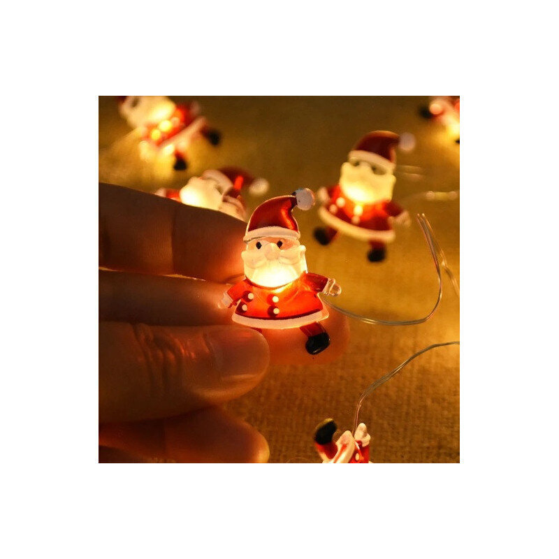 Joulupukin muotoinen LED-valotkeju, 20 LEDiä hinta ja tiedot | Jouluvalot | hobbyhall.fi