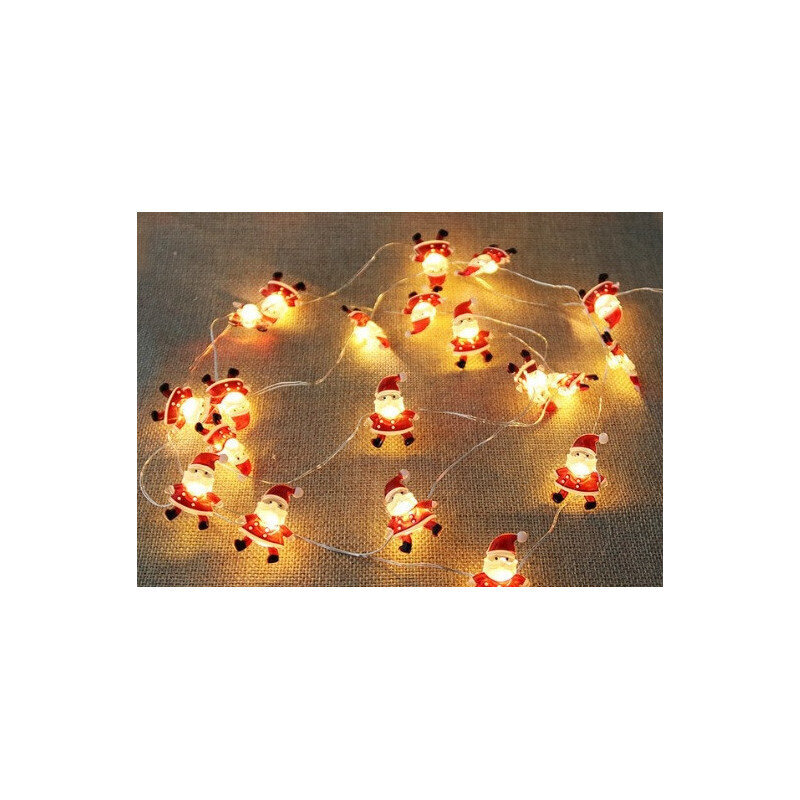 Joulupukin muotoinen LED-valotkeju, 20 LEDiä hinta ja tiedot | Jouluvalot | hobbyhall.fi