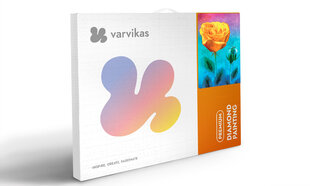 Timanttimaalaus Varvikas - Yellow Rose LG227e 40x50 cm hinta ja tiedot | Timanttimaalaukset | hobbyhall.fi