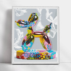 Timanttimaalaus Varvikas - Balloon Dog LG326e 40x50 cm hinta ja tiedot | Timanttimaalaukset | hobbyhall.fi