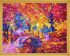 Timanttimaalaus Varvikas - Autumn Colours LG256e 40x50 cm hinta ja tiedot | Varvikas - the world of bright… Lelut yli 3-vuotiaille lapsille | hobbyhall.fi