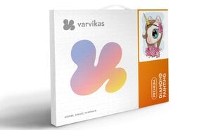 Timanttimaalaus Varvikas - Cute Baby Unicorn LC037e 20x30 cm hinta ja tiedot | Timanttimaalaukset | hobbyhall.fi