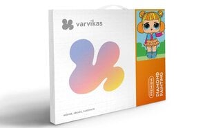 Timanttimaalaus Varvikas - Girl With Golden Hair LC030e 20x30 cm hinta ja tiedot | Timanttimaalaukset | hobbyhall.fi