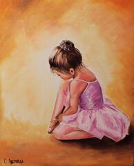 Timanttimaalaus Varvikas - Ballerina baby LE038e 30x40 cm hinta ja tiedot | Varvikas - the world of bright… Lelut yli 3-vuotiaille lapsille | hobbyhall.fi