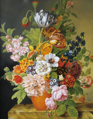 Timanttimaalaus Varvikas - Bouquet In A Vase LG204e 40x50 cm hinta ja tiedot | Varvikas - the world of bright… Lelut yli 3-vuotiaille lapsille | hobbyhall.fi