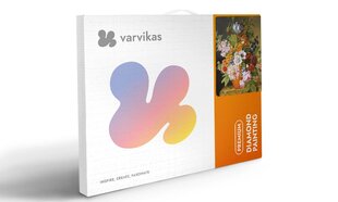 Timanttimaalaus Varvikas - Bouquet In A Vase LG204e 40x50 cm hinta ja tiedot | Varvikas - the world of bright… Lelut yli 3-vuotiaille lapsille | hobbyhall.fi