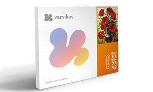 Timanttimaalaus Varvikas - Poppies Bouquet LG231e 40x50 cm hinta ja tiedot | Varvikas - the world of bright… Lelut yli 3-vuotiaille lapsille | hobbyhall.fi