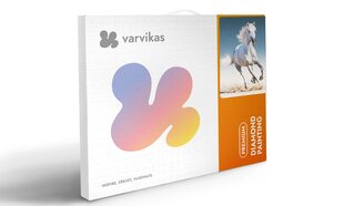 Timanttimaalaus Varvikas - White Horse LG192e 40x50 cm hinta ja tiedot | Timanttimaalaukset | hobbyhall.fi