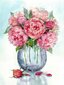 Timanttimaalaus Varvikas - Gentle peonies LG029e 40x50 cm hinta ja tiedot | Timanttimaalaukset | hobbyhall.fi