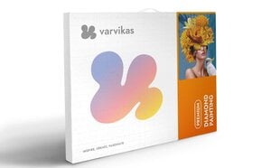 Timanttimaalaus Varvikas - Flower Dream in Orange LMC031e 50x65 cm hinta ja tiedot | Timanttimaalaukset | hobbyhall.fi