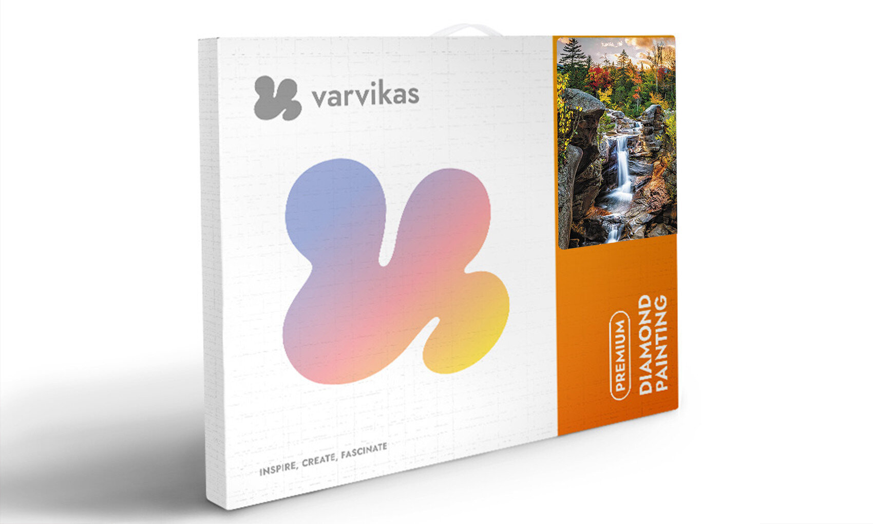 Timanttimaalaus Varvikas - Forest Waterfall LMC035e 50x65 cm hinta ja tiedot | Timanttimaalaukset | hobbyhall.fi