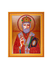 Timanttimaalaus Varvikas - Icon of Saint Nicholas LGP024e 40x50 cm hinta ja tiedot | Timanttimaalaukset | hobbyhall.fi