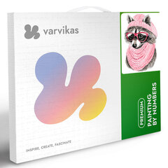 Maalaus numeroiden mukaan TM Varvikas - Raccoon with Glasses ME1108e 30x40 cm hinta ja tiedot | Maalaa numeroiden mukaan | hobbyhall.fi