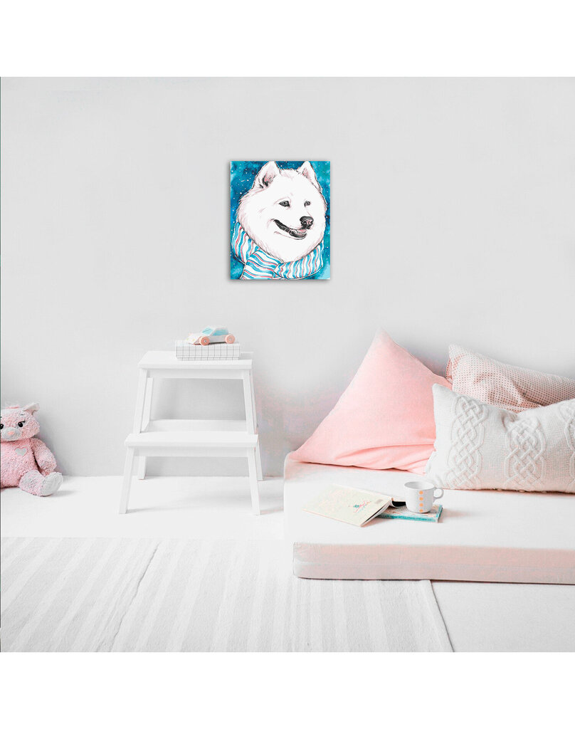 Maalaus numeroiden mukaan TM Varvikas - Fluffy White Dog ME1111e 30x40 cm hinta ja tiedot | Maalaa numeroiden mukaan | hobbyhall.fi