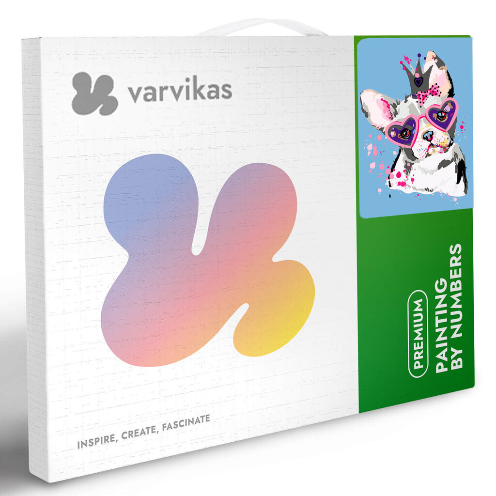 Maalaus numeroiden mukaan TM Varvikas - Lovely Puppy ME1115e 30x40 cm hinta ja tiedot | Maalaa numeroiden mukaan | hobbyhall.fi