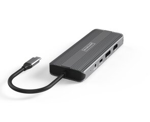 Sovitin Zenwire 10in1, USB-C / HDMI / USB 3.0, SD hinta ja tiedot | Zenwire Tietokoneet ja pelaaminen | hobbyhall.fi