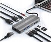 Sovitin Zenwire 10in1, USB-C / HDMI / USB 3.0, SD hinta ja tiedot | Adapterit | hobbyhall.fi