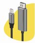 Kaapeli Dapton USB-C 3.1 Type C HDMI 4K 60 Hz MHL 2m hinta ja tiedot | Kaapelit ja adapterit | hobbyhall.fi