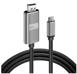 Kaapeli Dapton USB-C 3.1 Type C HDMI 4K 60 Hz MHL 2m hinta ja tiedot | Kaapelit ja adapterit | hobbyhall.fi