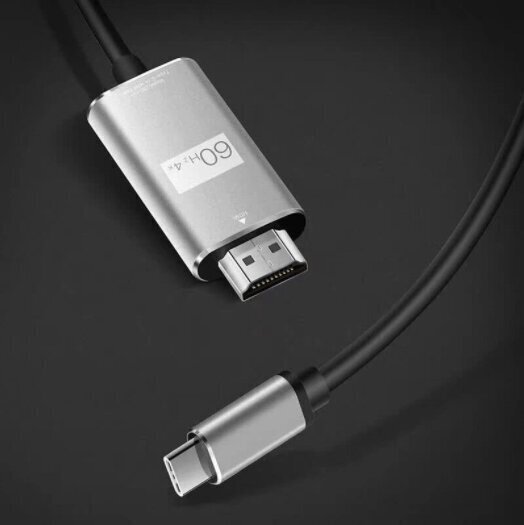 Kaapeli Dapton USB-C 3.1 Type C HDMI 4K 60 Hz MHL 2m hinta ja tiedot | Kaapelit ja adapterit | hobbyhall.fi