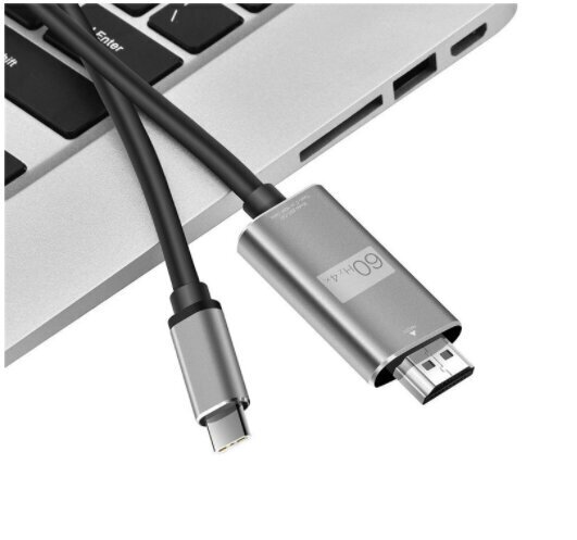 Kaapeli Dapton USB-C 3.1 Type C HDMI 4K 60 Hz MHL 2m hinta ja tiedot | Kaapelit ja adapterit | hobbyhall.fi