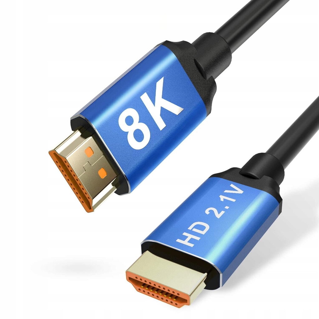 Zenwire HDMI 2.1, 2m hinta ja tiedot | Kaapelit ja adapterit | hobbyhall.fi
