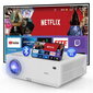 Projektori Android 9.0 SMART TV Full HD 4K 13500lm 450 Ansi 5000:1 WiFi 2.4/5 GHz Miracast Aircast Bluetooth 5.1 AutoKeystone Zenwire e600h hinta ja tiedot | Projektorit | hobbyhall.fi