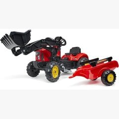 Minam Tractor Supercharger traktori perävaunulla Falk hinta ja tiedot | Poikien lelut | hobbyhall.fi