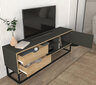 TV-teline Asir, 150x53,2x35cm, beige/musta hinta ja tiedot | TV-tasot | hobbyhall.fi