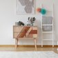 Yöpöytä Asir, 60x61x40cm, beige/punainen hinta ja tiedot | Yöpöydät | hobbyhall.fi