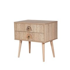 Yöpöytä Asir, 60x61x40cm, beige/täysin korkea hinta ja tiedot | Yöpöydät | hobbyhall.fi