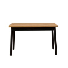 Ruokapöytä Asir, 120x77x75cm, beige/musta hinta ja tiedot | Ruokapöydät | hobbyhall.fi