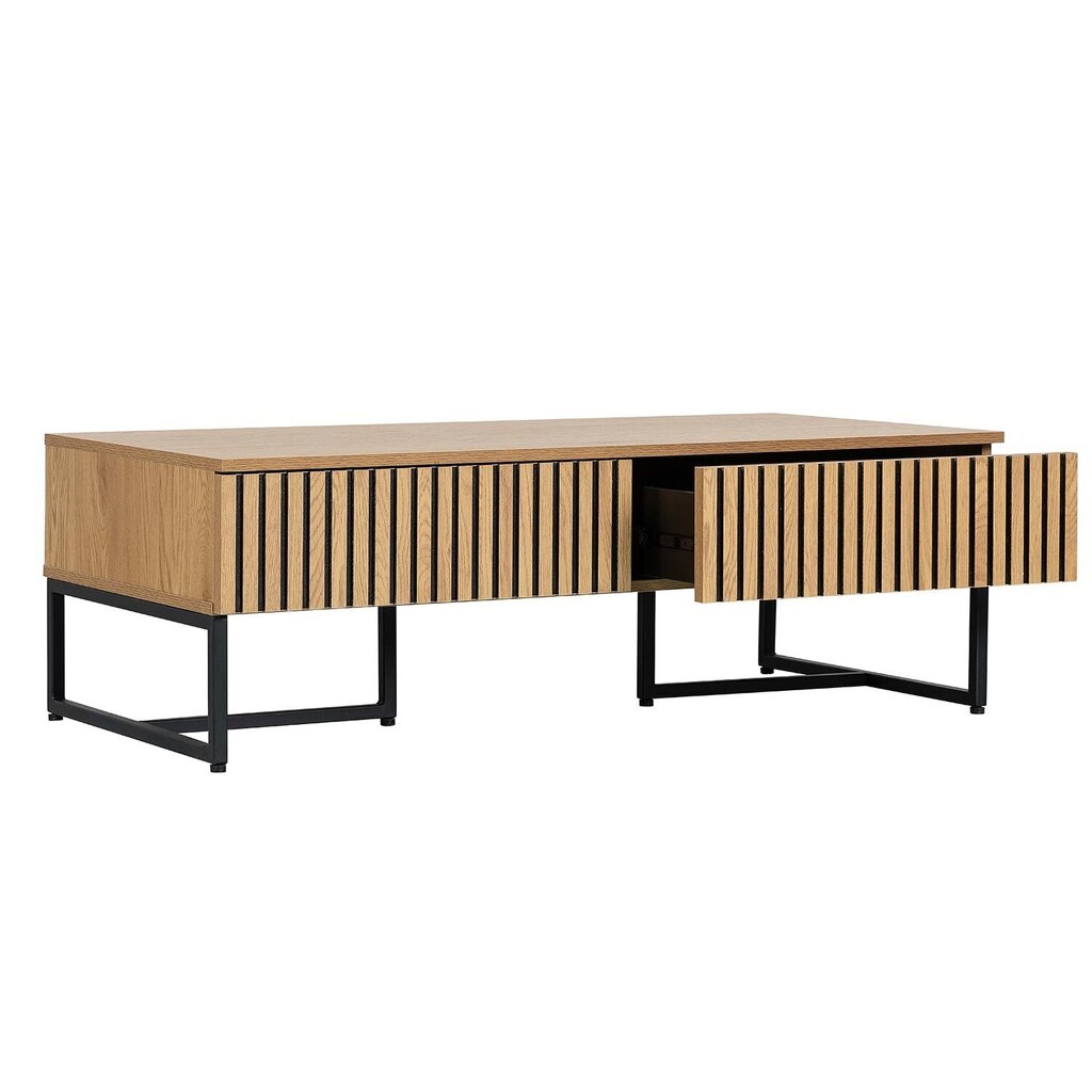 Sohvapöytä HAMPTON 120x60xH40cm, melamiini tammen kuorella hinta ja tiedot | Sohvapöydät | hobbyhall.fi