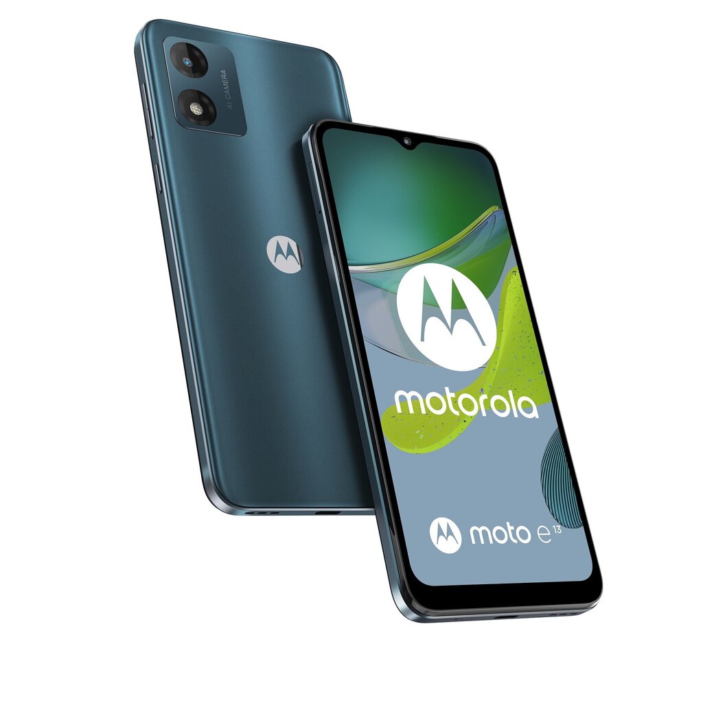 Motorola Moto E13 2/64GB Aurora Green PAXT0024SE hinta ja tiedot | Matkapuhelimet | hobbyhall.fi