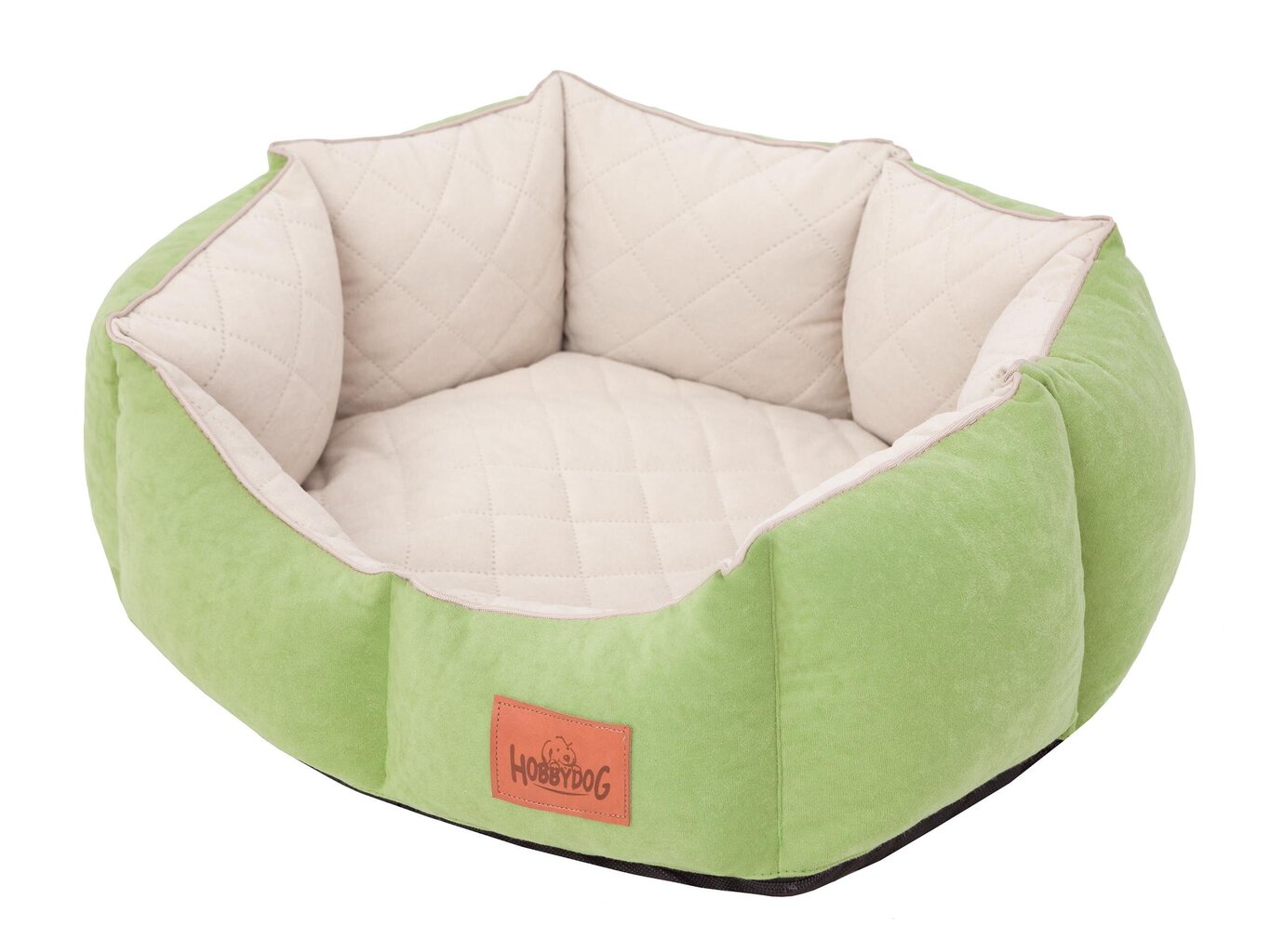 Hobbydog New York Premium koiranpeti, M, Green, 53 x 45 cm hinta ja tiedot | Pedit ja pesät | hobbyhall.fi